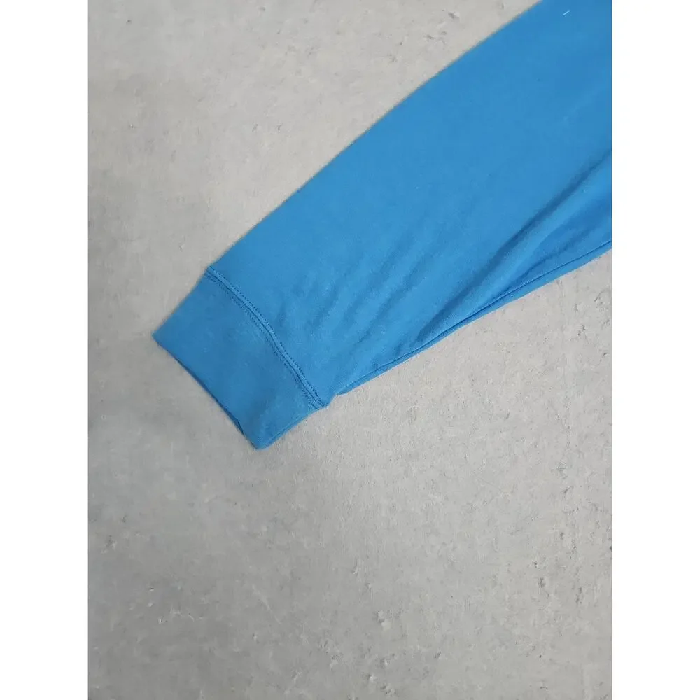 NIKE DRI-FIT JUST DO IT LIGHT BLUE ATHLETIC MEN’S Jersey Pullover Mens 3XL GYM